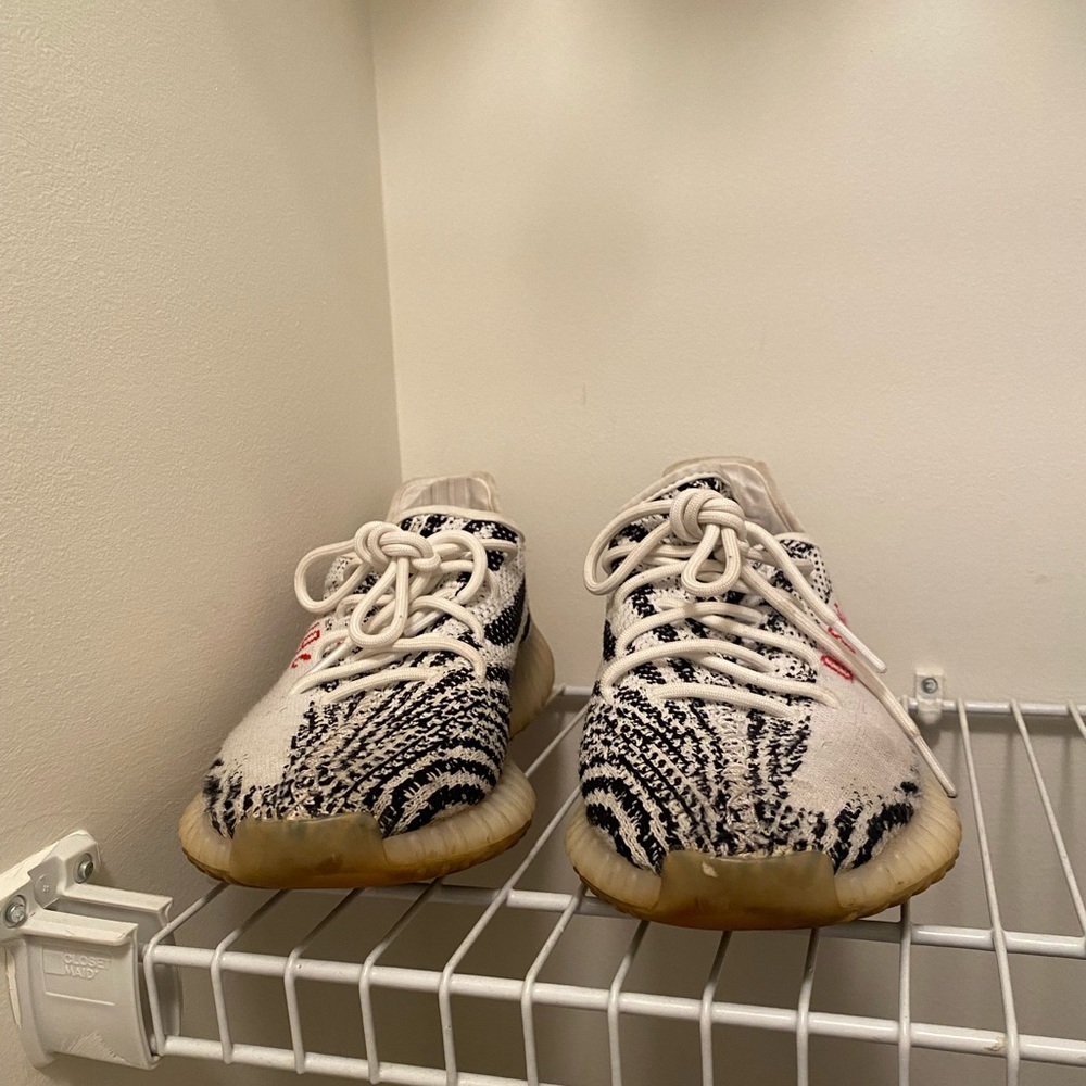 Zebra Yeezys